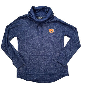 Auburn Tigers Boxercraft Cowl Neck Pullover Women's Small Logo Kangaroo Pocket